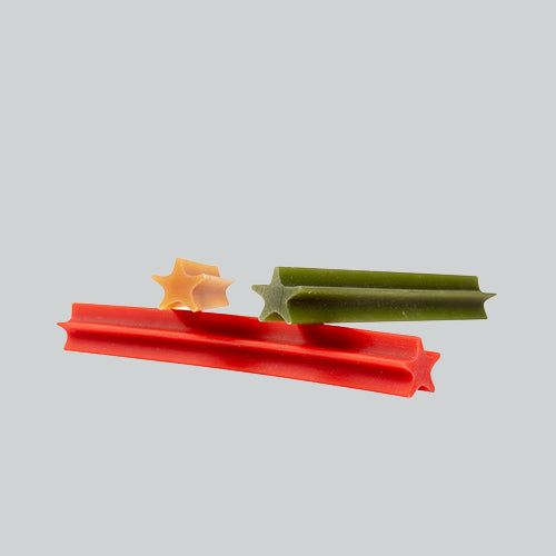 Kauartikel garden bites dental sticks gemischte Farben