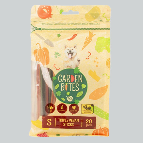 Kauartikel garden bites dreifach vegane Sticks