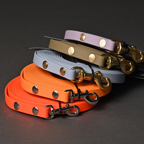 Biothane Schleppleine peach ohne Schlaufe