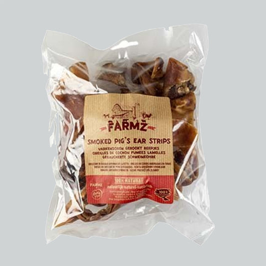Farmz Schweineohren geräucherte Streifen Beutel 250 g
