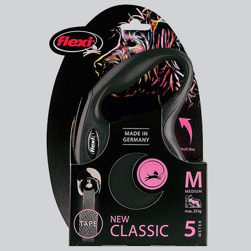 Flexi Leine new classic gurt schwarz