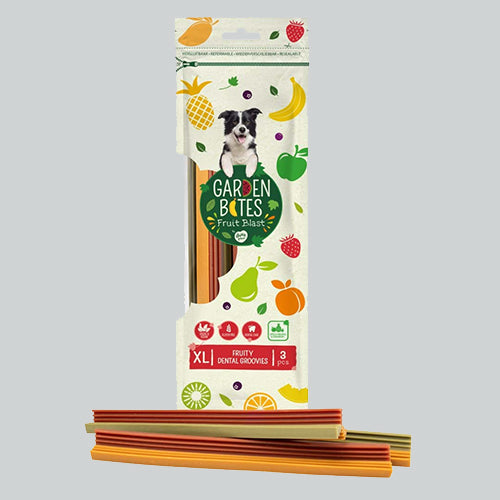 Kauartikel garden bites fruity dental groovies