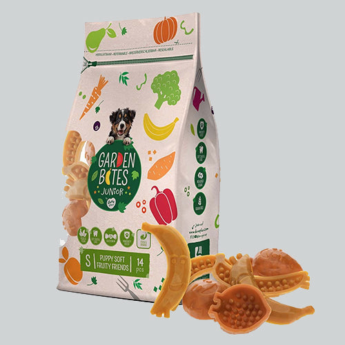 Kauartikel garden bites puppy soft fruity friends