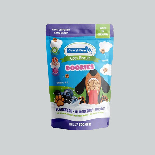 Hundekeks BELLY BOOSTER Heidelbeeren & Holunder 120g Beutel