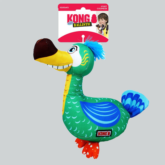 KONG Ballistic Vibez Birds gemischte Farben M - 32,5x11x25,5cm