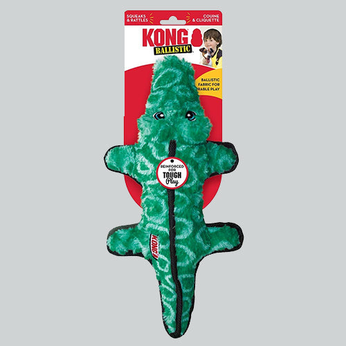Spielzeug KONG Ballistic Alligator M/L