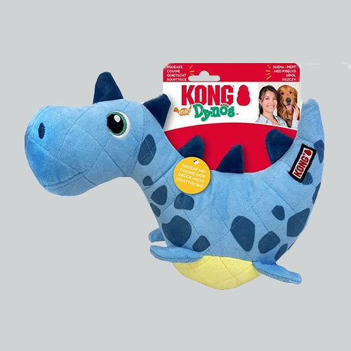 Spielzeug KONG Dynos Roar M/L blau