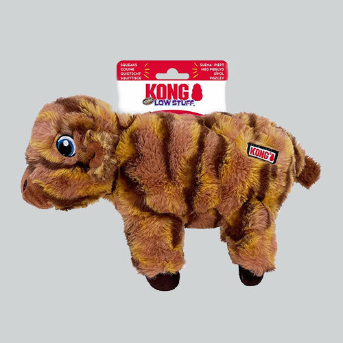Spielzeug KONG Low Stuff Stripes Cow Braun 17x32x8 cm