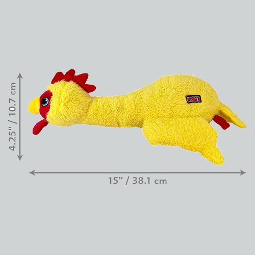 Spielzeug KONG scruffs chicken M/L 39x25x13 cm