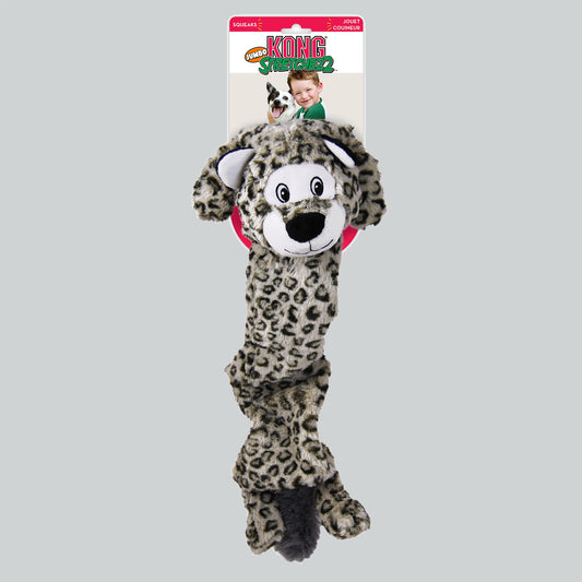 KONG stretchezz jumbo snow Leopard XL grau
