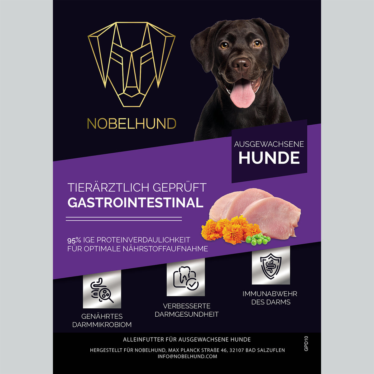 Trockenfutter Gastrointestinal- / Verdauungspflege
